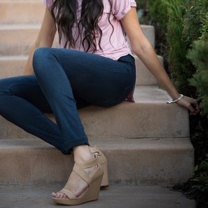 Jessica Simpson Nude Wedges